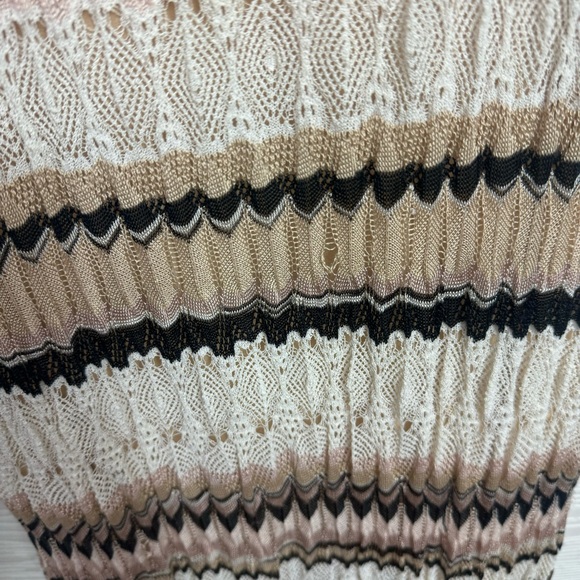 Missoni Beige and Brown Striped Midi Dress - Picture 5 of 14